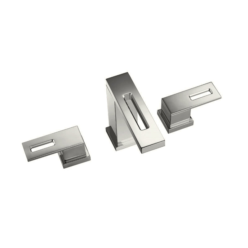 Serie 160 Bathroom Faucet - Widespread - 8" Brass/Brushed Nickel