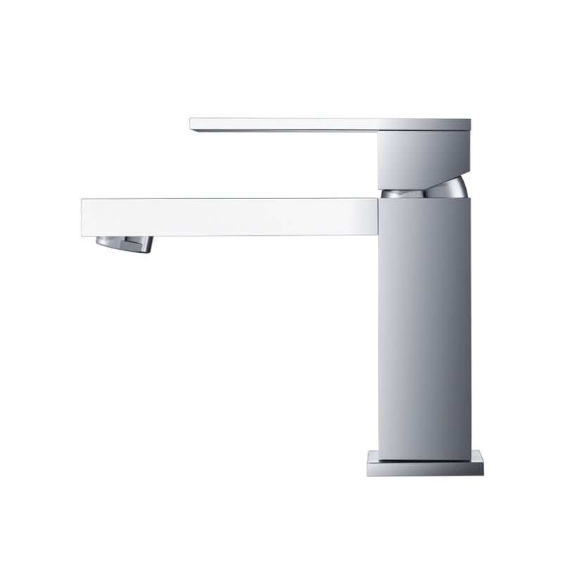 Serie 160 Bathroom Faucet - Single Hole - 6" Brass/Polished Chrome