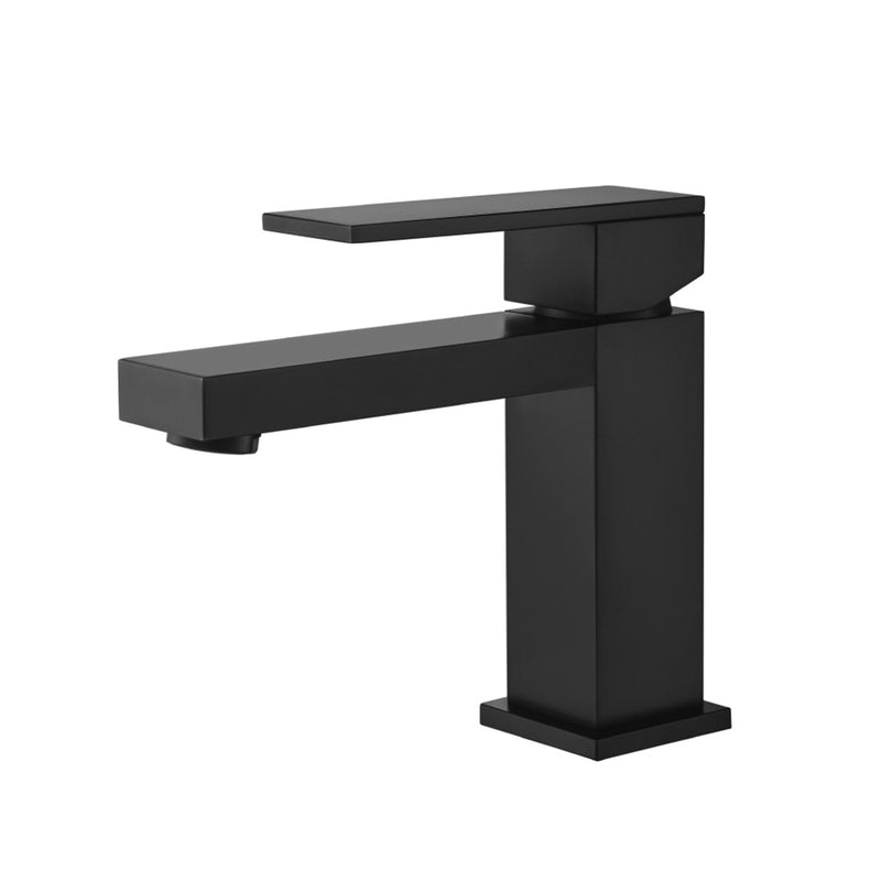 Serie 160 Bathroom Faucet - Single Hole - 6" Brass/Matt Black