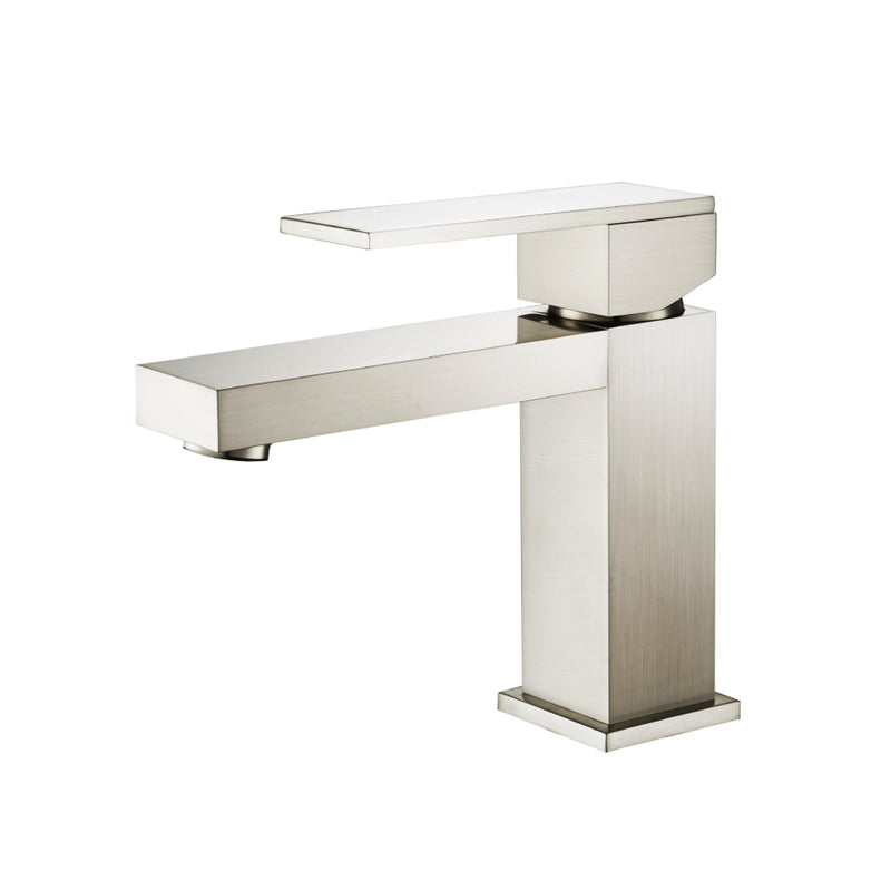 Serie 160 Bathroom Faucet - Single Hole - 6" Brass/Polished Nickel