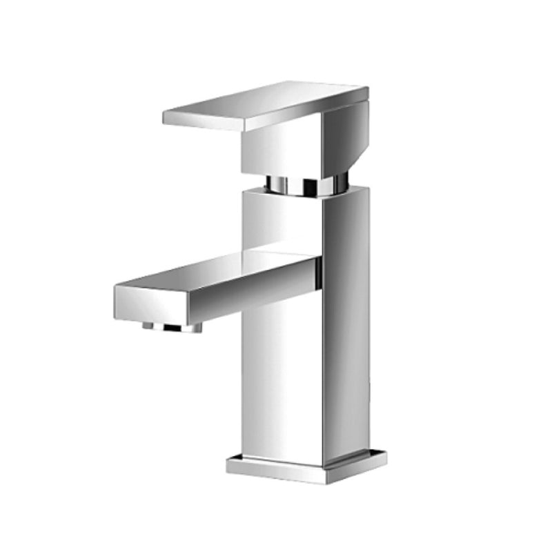 Serie 160 Bathroom Faucet - Single Hole - 6" Brass/Polished Chrome