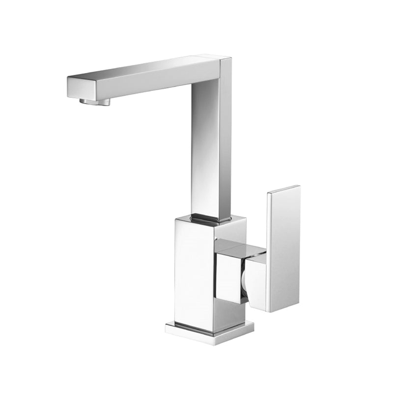 Serie 160 Bathroom Faucet - Single Hole –  9" Brass/Polished Chrome