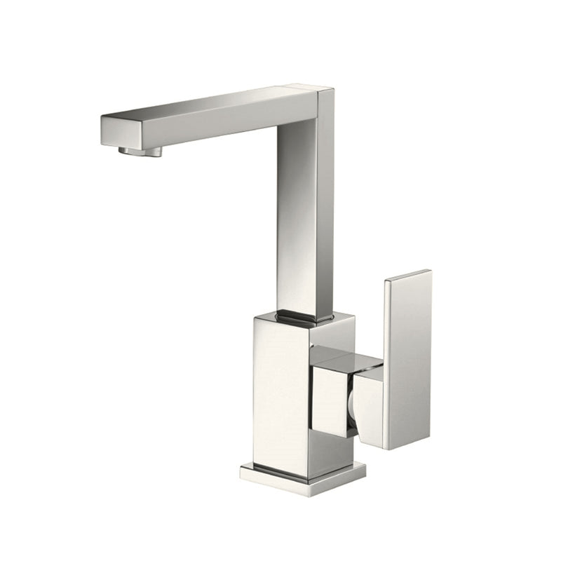 Serie 160 Bathroom Faucet - Single Hole - 9" Brass/Polished Nickel