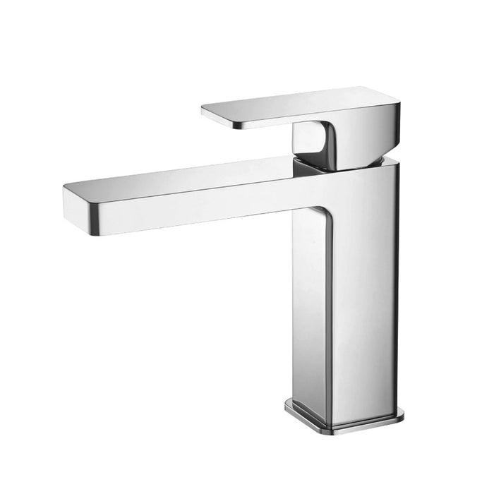 Serie 196 Bathroom Faucet - Single Hole - 7" Brass/Polished Chrome