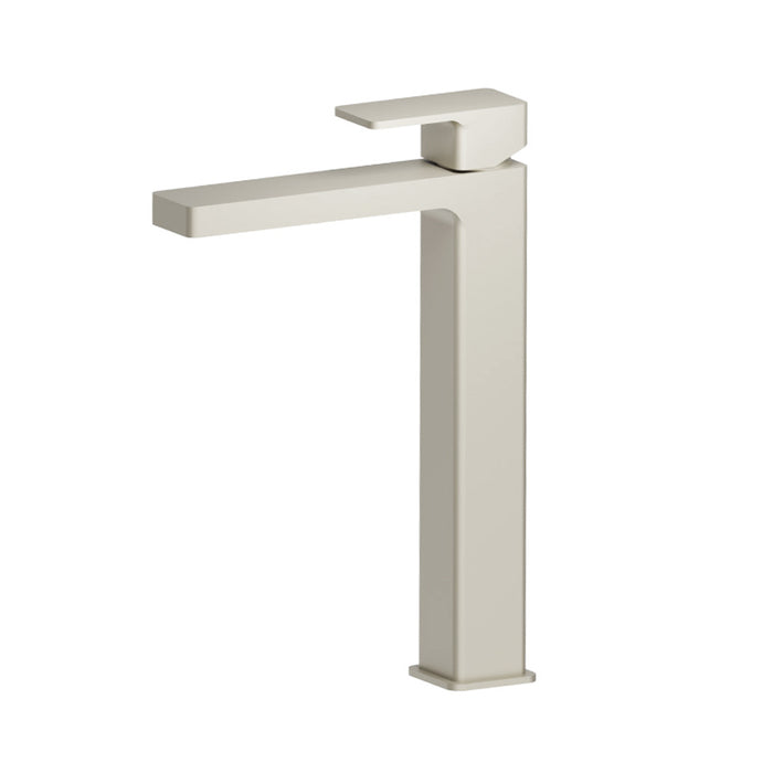 Serie 196 Vessel Sink Bathroom Faucet - Single Hole - 12" Brass/Polished Nickel