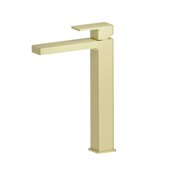 Serie 196 Vessel Sink Bathroom Faucet - Single Hole - 12" Brass/Satin Brass