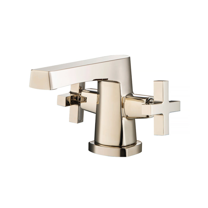 Serie 240 Bathroom Faucet - Single Hole - 5" Brass/Polished Nickel