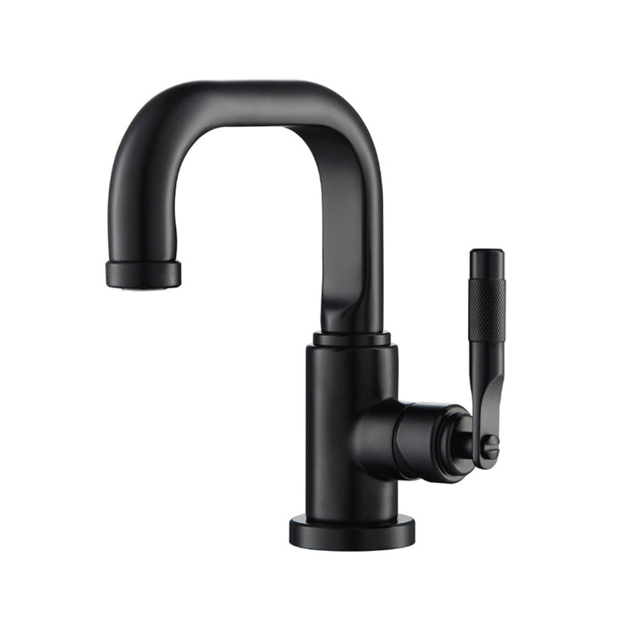 Serie 250 Bathroom Faucet - Single Hole - 8" Brass/Matt Black