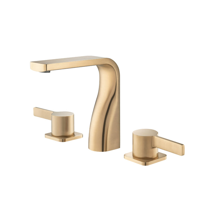 Serie 260 Bathroom Faucet - Widespread - 8" Brass/Brushed Bronze