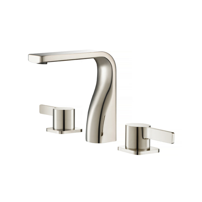 Serie 260 Bathroom Faucet - Widespread - 8" Brass/Polished Nickel