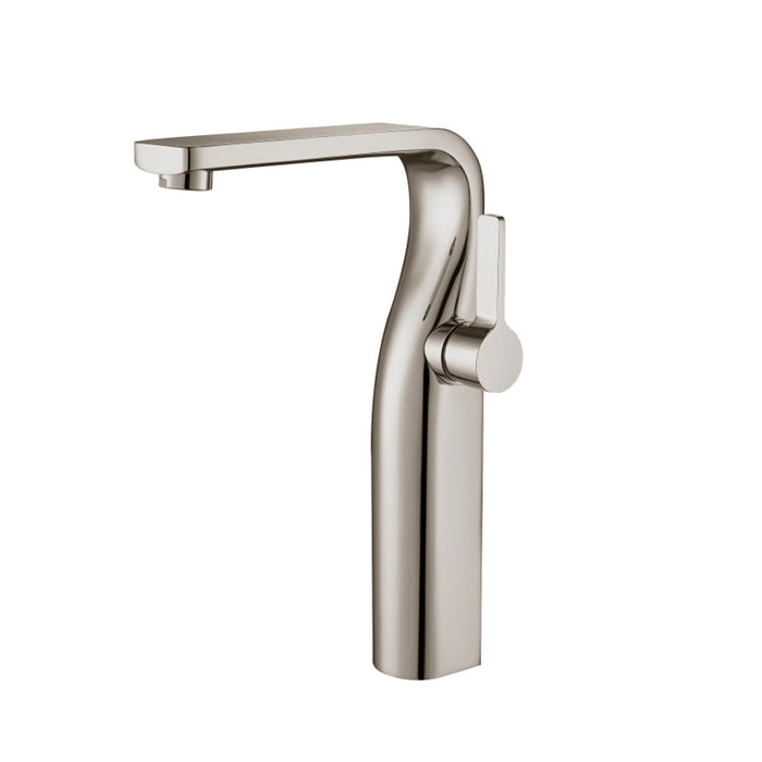 Serie 260 Vessel Sink Bathroom Faucet - Single Hole - 11" Brass/Polished Nickel