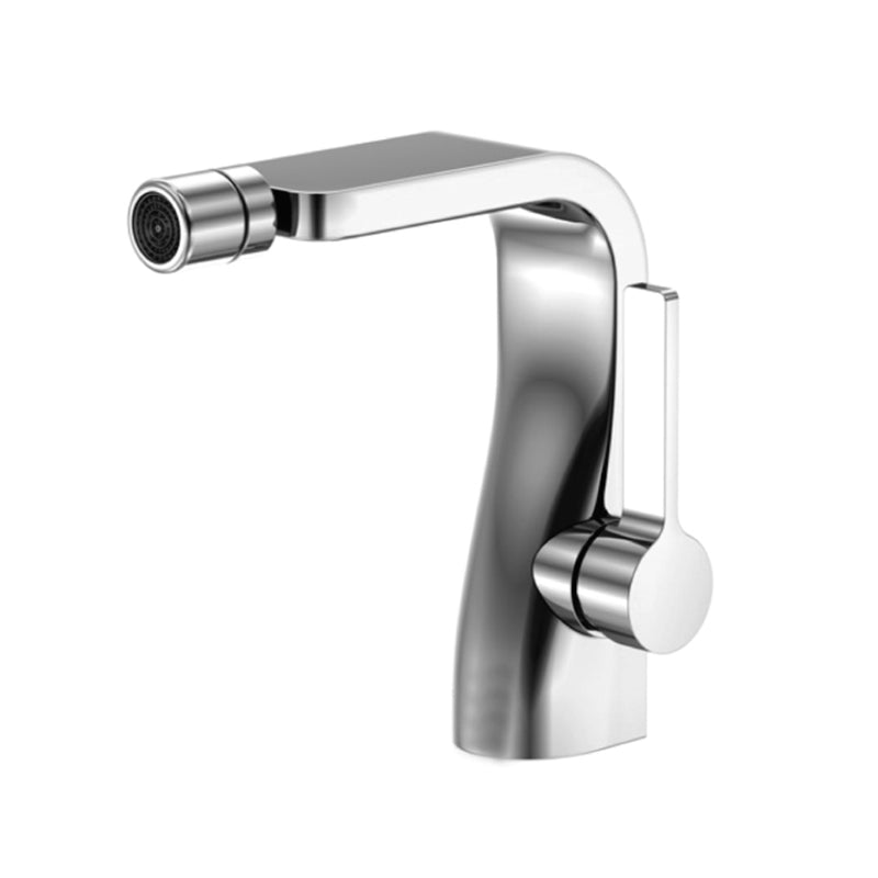 Serie 260 Bidet Faucet - Single Hole - 7" Brass/Polished Chrome