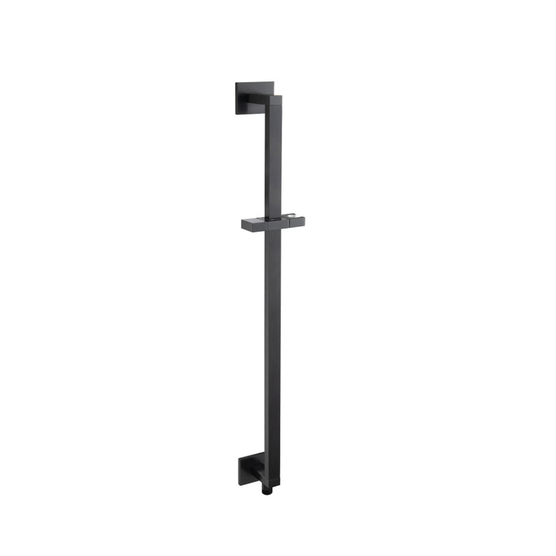 Serie 160 Square Hand Shower Column - Wall Mount - 32" Brass/Matt Black
