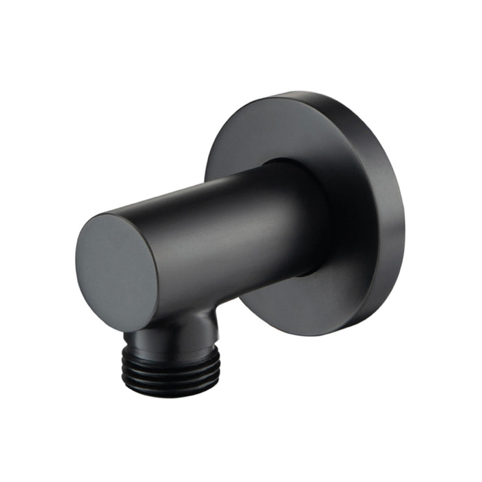 Serie 100 Hand Shower Connector - Wall Mount - 2" Brass/Matt Black