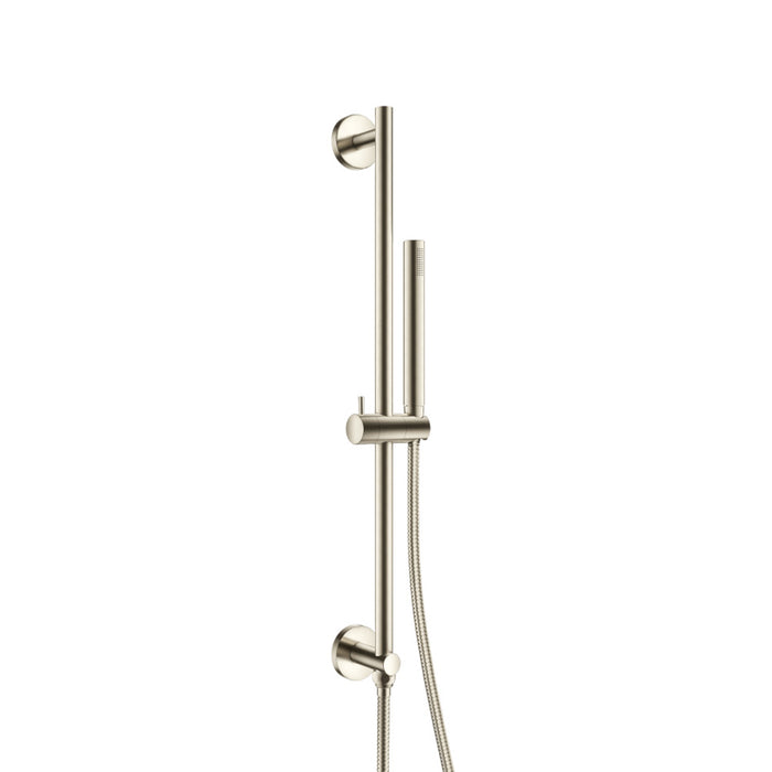 Universal Hand Shower Column Set - Wall Mount - 27" Brass/Brushed Nickel