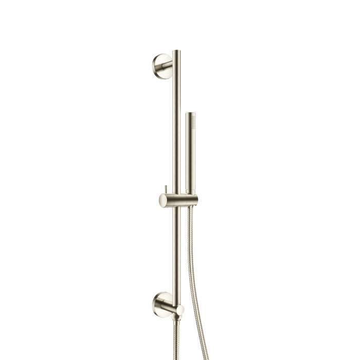 Universal Hand Shower Column Set - Wall Mount - 27" Brass/Polished Nickel