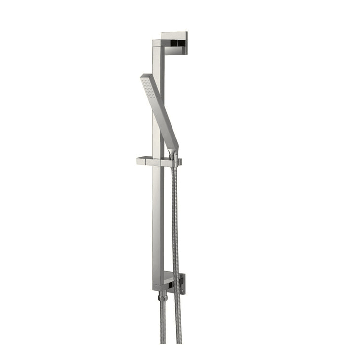 Universal Hand Shower Column Set - Wall Mount - 32" Brass/Brushed Nickel