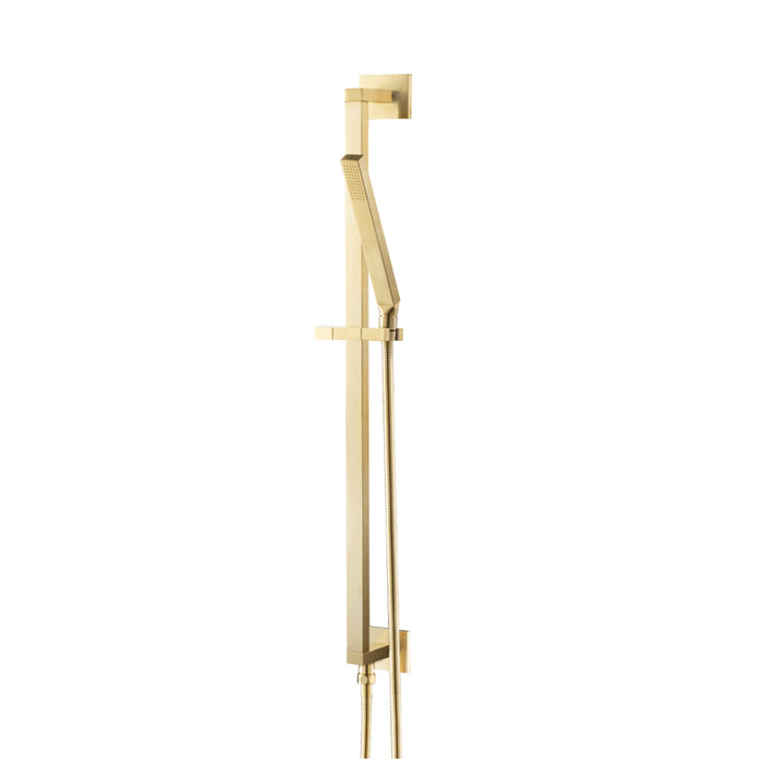 Universal Hand Shower Column Set - Wall Mount - 32" Brass/Satin Brass