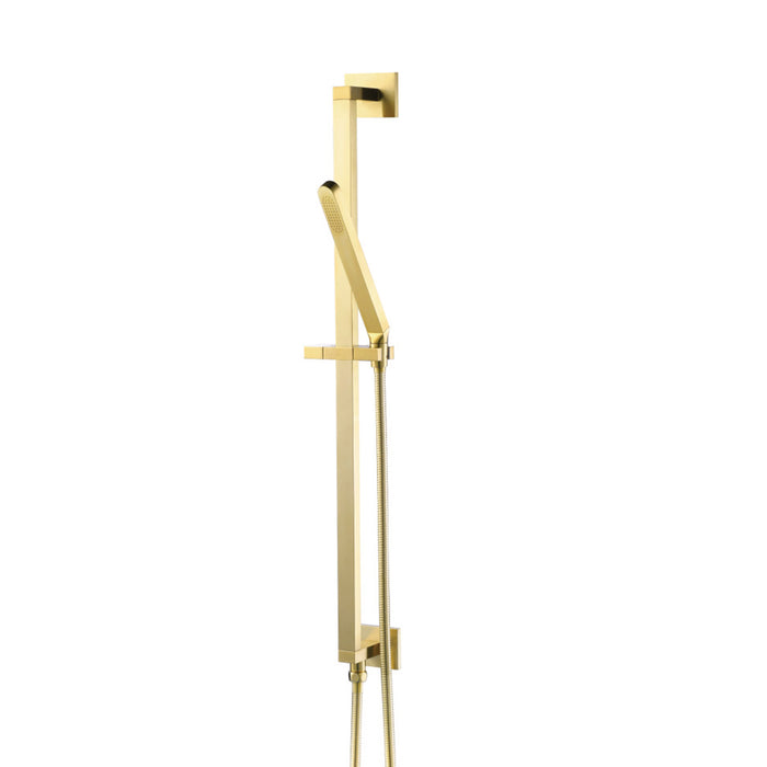 Universal Hand Shower Column Set - Wall Mount - 31" Brass/Satin Brass