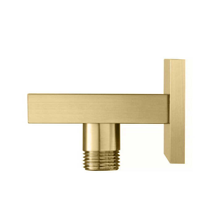 Universal Hand Shower Holder Connector - Wall Mount - 3" Brass/Satin Brass