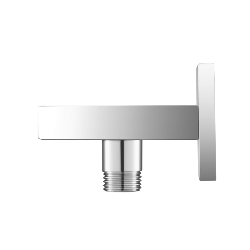 Universal Hand Shower Holder Connector - Wall Mount - 3" Brass/Polished Chrome