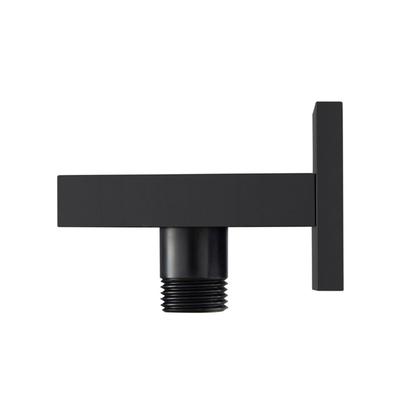Universal Hand Shower Holder Connector - Wall Mount - 3" Brass/Matt Black