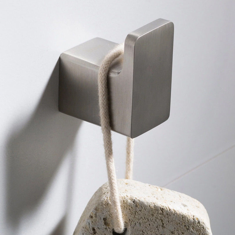 Serie 196 Single Hook - Wall Mount - 2" Brass/Brushed Nickel