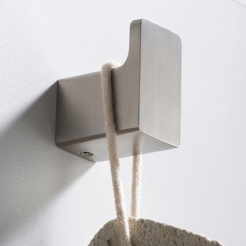 Serie 196 Single Hook - Wall Mount - 2" Brass/Brushed Nickel