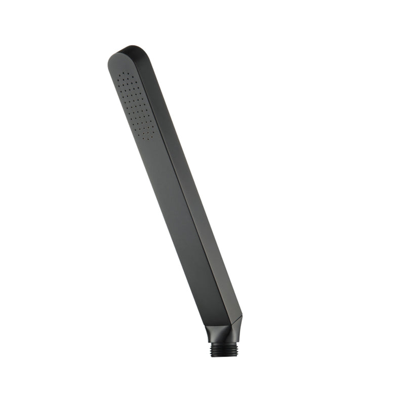 Universal Single Function Hand Shower - Built-In - 9" Brass/Matt Black