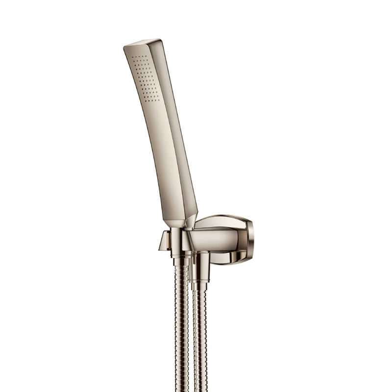 Serie 240 Hand Shower Set - Wall Mount - 7" Brass/Polished Nickel