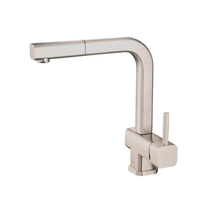 Cito Dual Spray Pull Out Kitchen Faucet - Single Hole - 12" Stainless Steel/Polished Steel