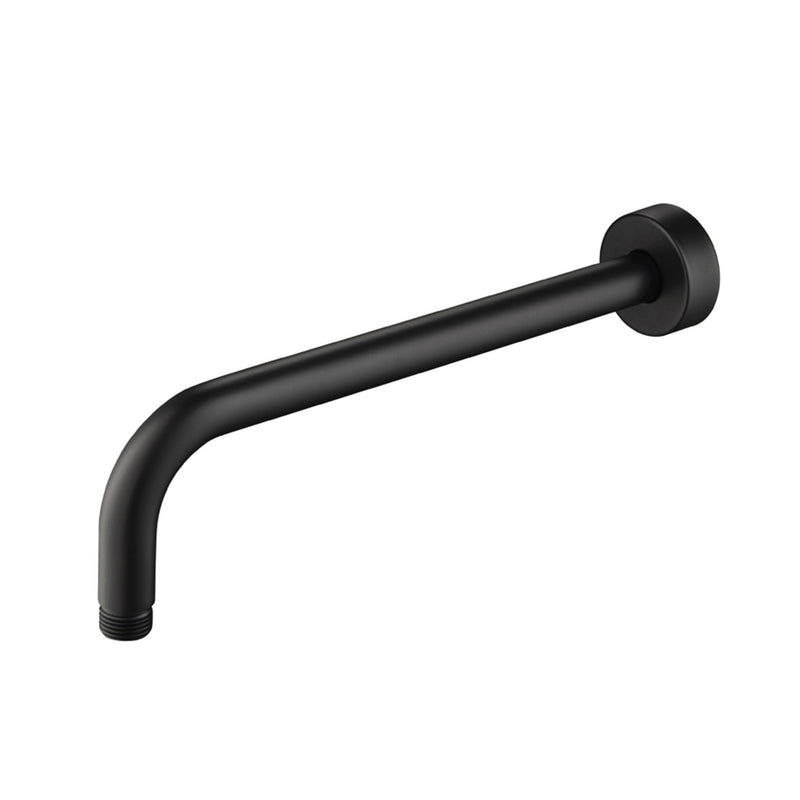 Serie 100 2 Way Pressure Balance Complete Shower Set - Wall Mount - 8" Brass/Matt Black