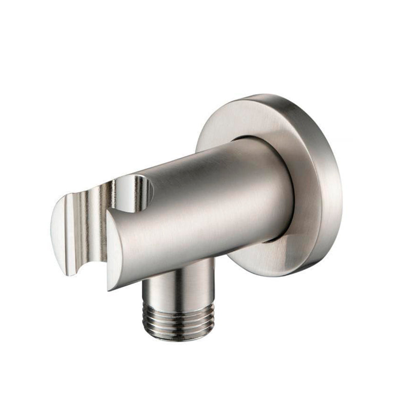Serie 100 2 Way Thermostatic Complete Shower Set - Wall Mount - 8" Brass/Brushed Nickel