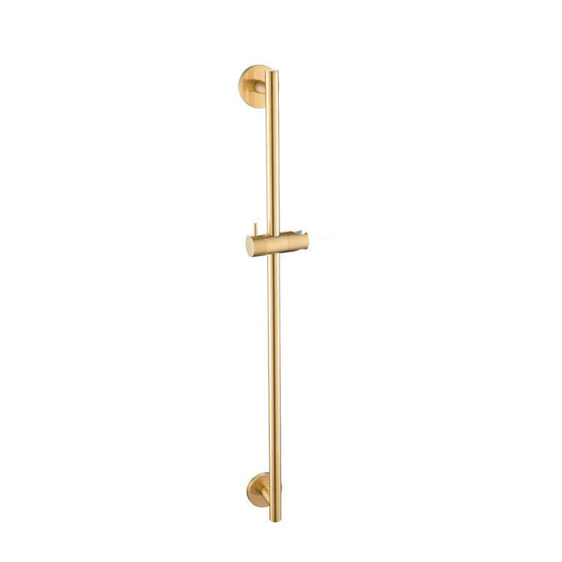 Serie 100 2 Way Thermostatic Complete Shower Set - Wall Mount - 8" Brass/Satin Brass