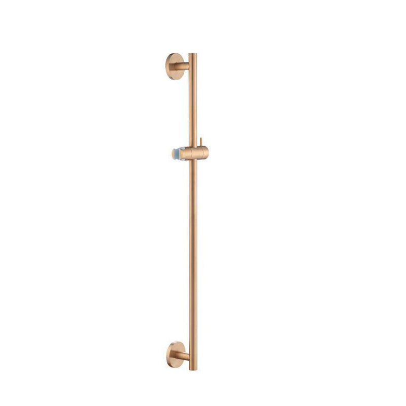 Serie 100 2 Way Thermostatic Complete Shower Set - Wall Mount - 8" Brass/Brushed Bronze