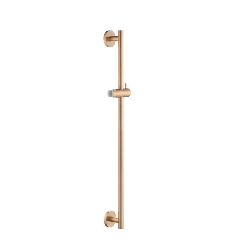 Serie 100 2 Way Thermostatic Complete Shower Set - Wall Mount - 8" Brass/Brushed Bronze
