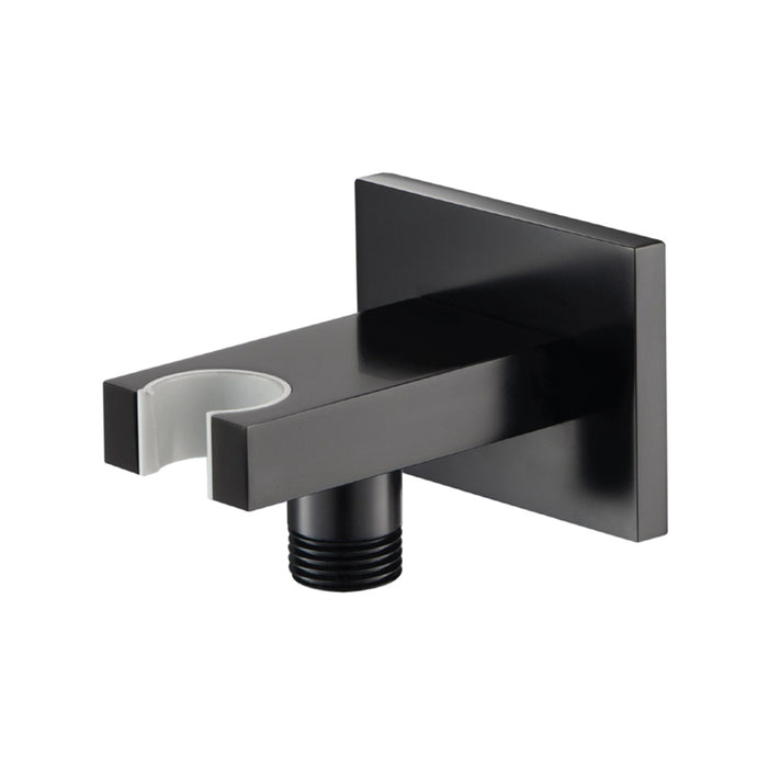 Serie 196 2 Way Thermostatic Trim Complete Shower Set - Wall Mount - 6" Brass/Matt Black