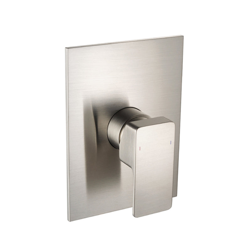 Serie 196 1 Way Pressure Balance Complete Shower Set - Wall Mount - 6" Brass/Polished Nickel