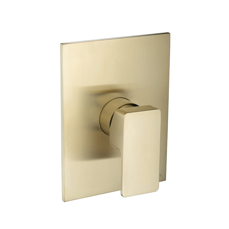 Serie 196 1 Way Pressure Balance Complete Shower Set - Wall Mount - 6" Brass/Satin Brass