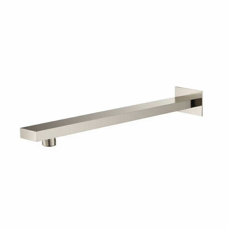 Serie 196 2 Way Pressure Balance Complete Shower Set - Wall Mount - 10" Brass/Brushed Nickel