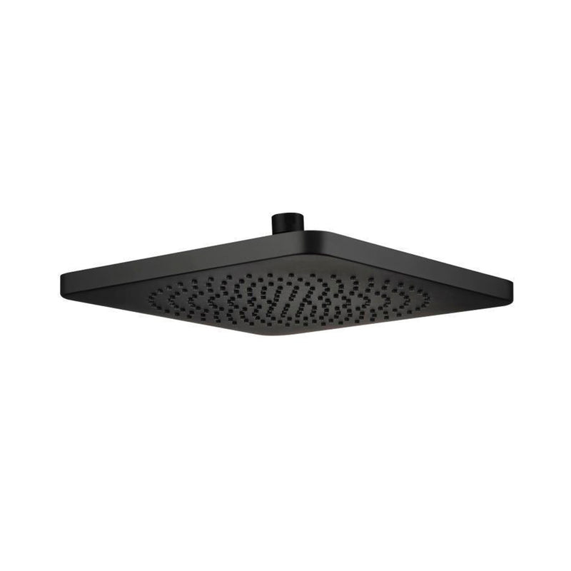 Serie 196 2 Way Pressure Balance Complete Shower Set - Wall Mount - 10" Brass/Matt Black