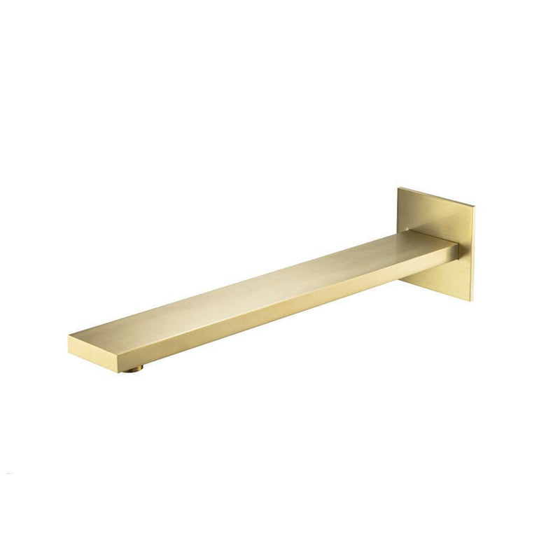 Serie 196 2 Way Thermostatic Complete Shower Set - Wall Mount - 12" Brass/Satin Brass