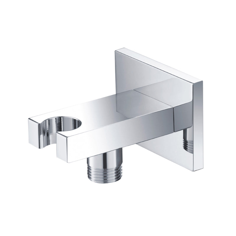 Serie 196 2 Way Thermostatic Complete Shower Set - Wall Mount - 12" Brass/Polished Chrome