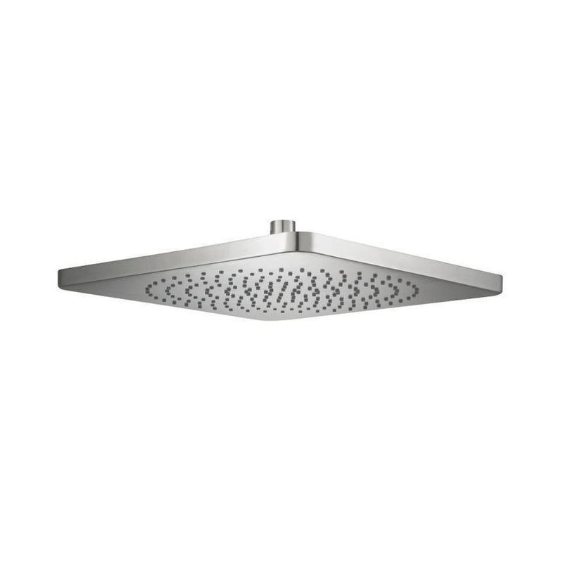 Serie 196 2 Way Thermostatic Complete Shower Set - Wall Mount - 12" Brass/Brushed Nickel