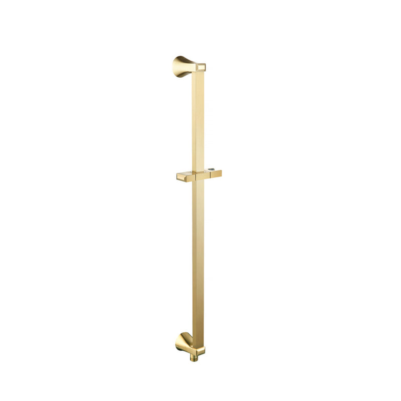 Serie 230 2-Way Thermostatic Trim Complete Shower Set - Wall Mount - 7" Brass/Satin Brass