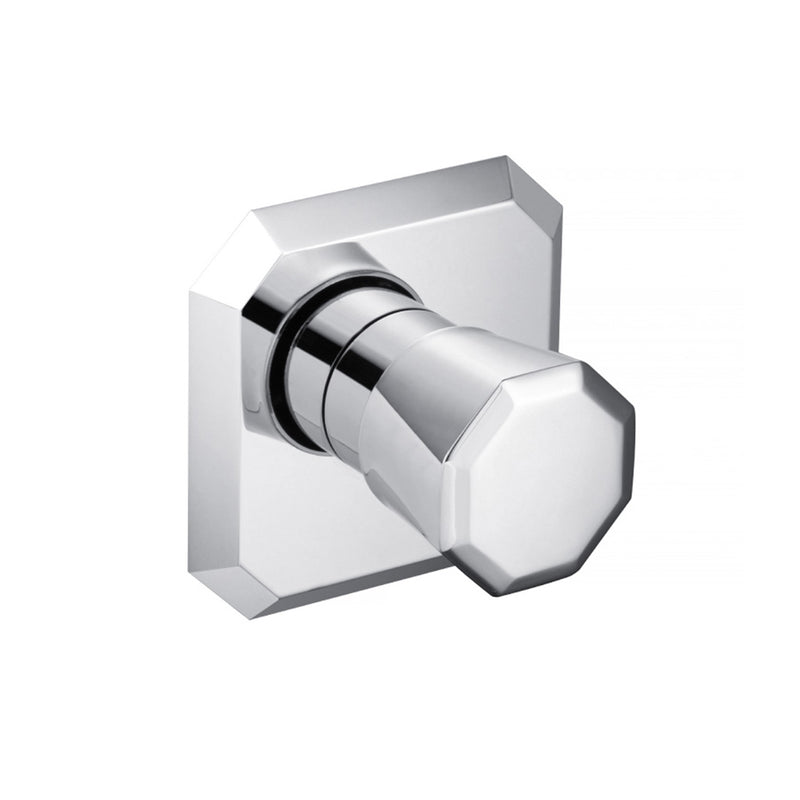 Serie 230 2-Way Thermostatic Trim Complete Shower Set - Wall Mount - 7" Brass/Polished Chrome