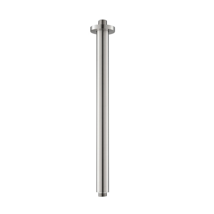 Serie 100 Round Shower Arm - Ceiling Mount - 16" Brass/Brushed Nickel