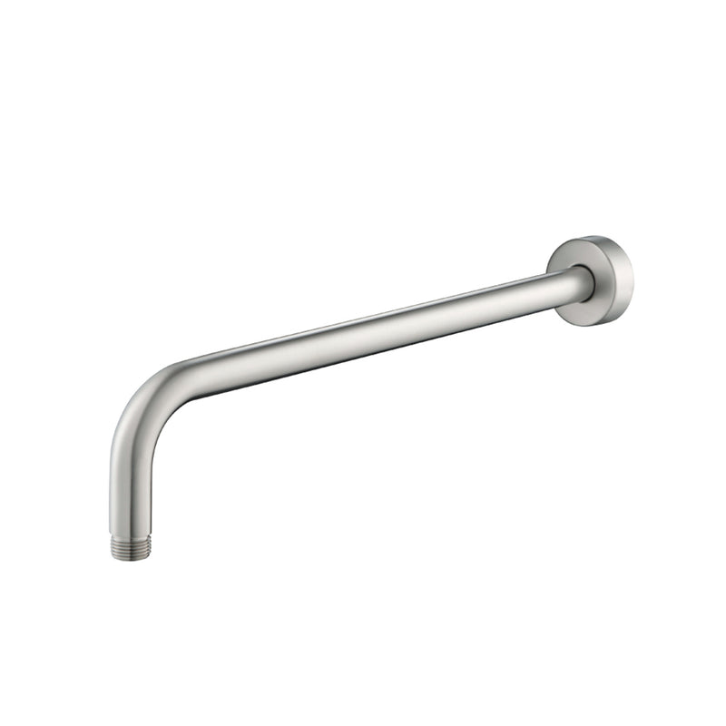 Universal Round Shower Arm - Wall Mount - 16" Brass/Polished Nickel