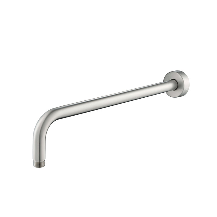 Universal Shower Arm - Wall Mount - 16" Brass/Polished Nickel