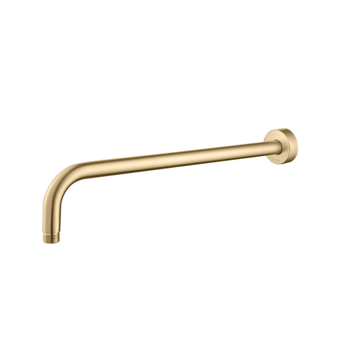 Universal Round Shower Arm - Wall Mount - 16" Brass/Brushed Bronze